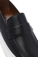 Erkek Siyah Deri Loafer | Derimod