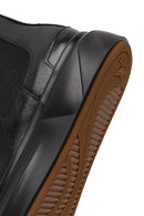 Men's Black Thick-Soled Leather Chelsea Boot | Derimod