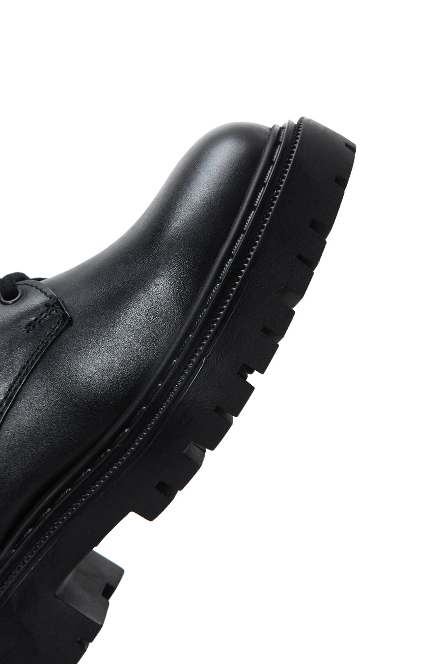 Women's Black Zippered Leather Boots