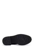 Woman Black Chunky-Heeled Chelsea Boots | Derimod