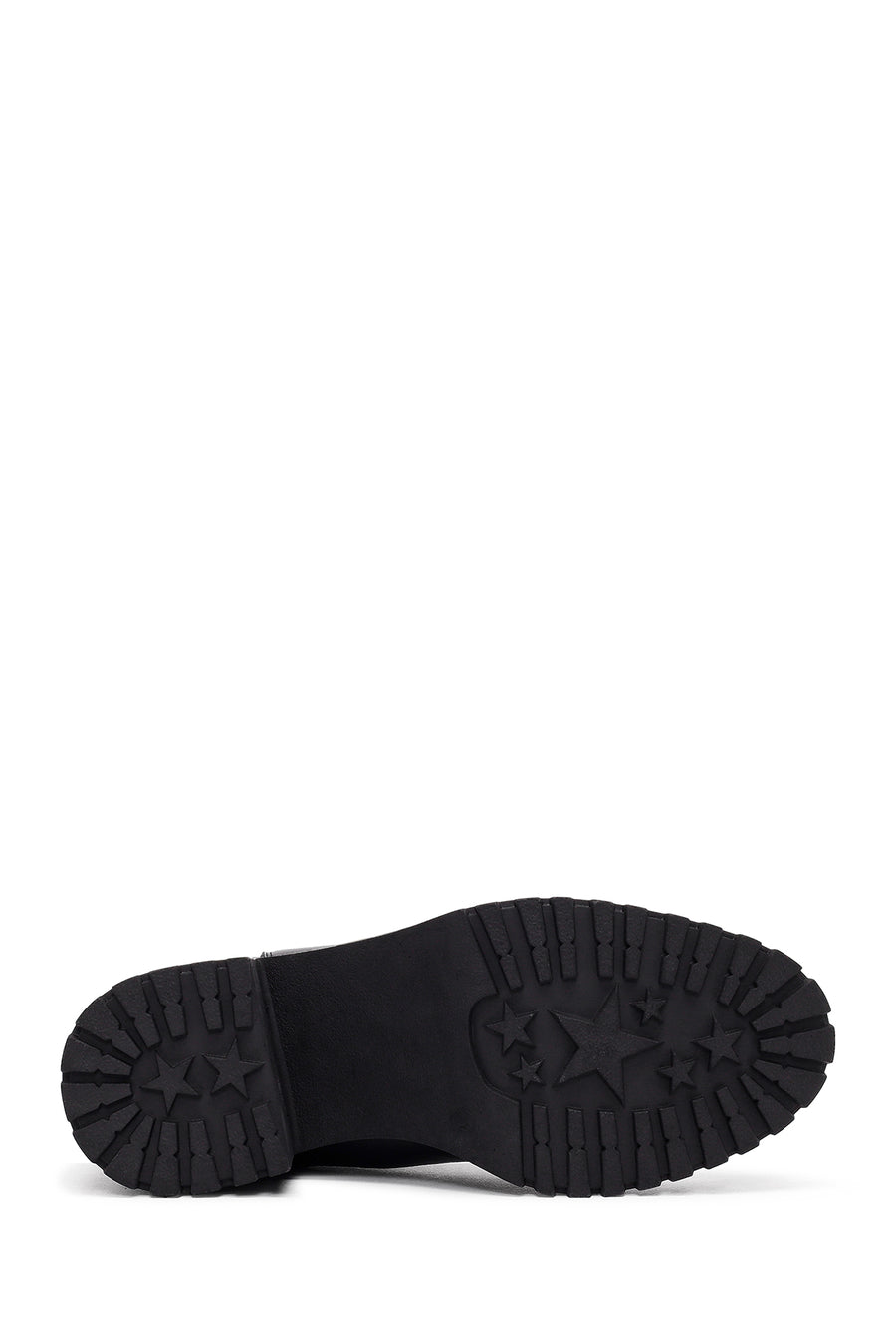 Woman Black Chunky-Heeled Chelsea Boots