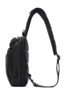 D-Pack Men's Black Technological Fabric Crossbody Bag | Derimod