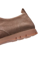 Women's Mink Suede Leather Comfort Shoes | Derimod