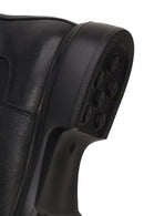Male Black Leather Chelsea Boots | Derimod
