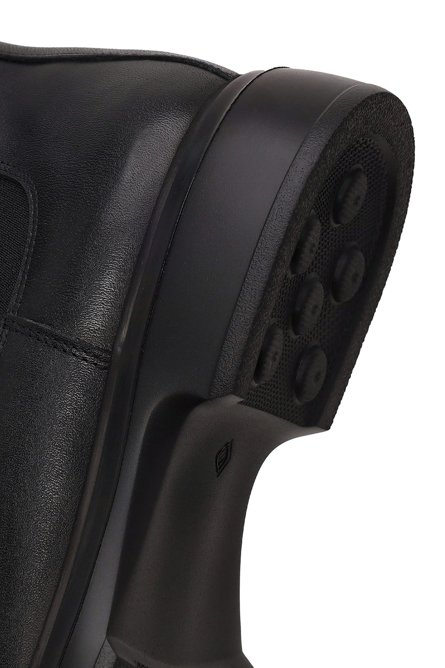 Male Black Leather Chelsea Boots