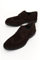 Male Brown Lace-up Suede Casual Shoes | Derimod