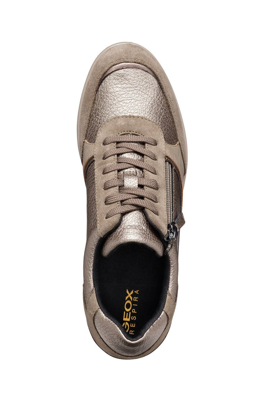 Geox Kadın Vizon Ilde Taup Bağcıklı Kalın Tabanlı Sneaker