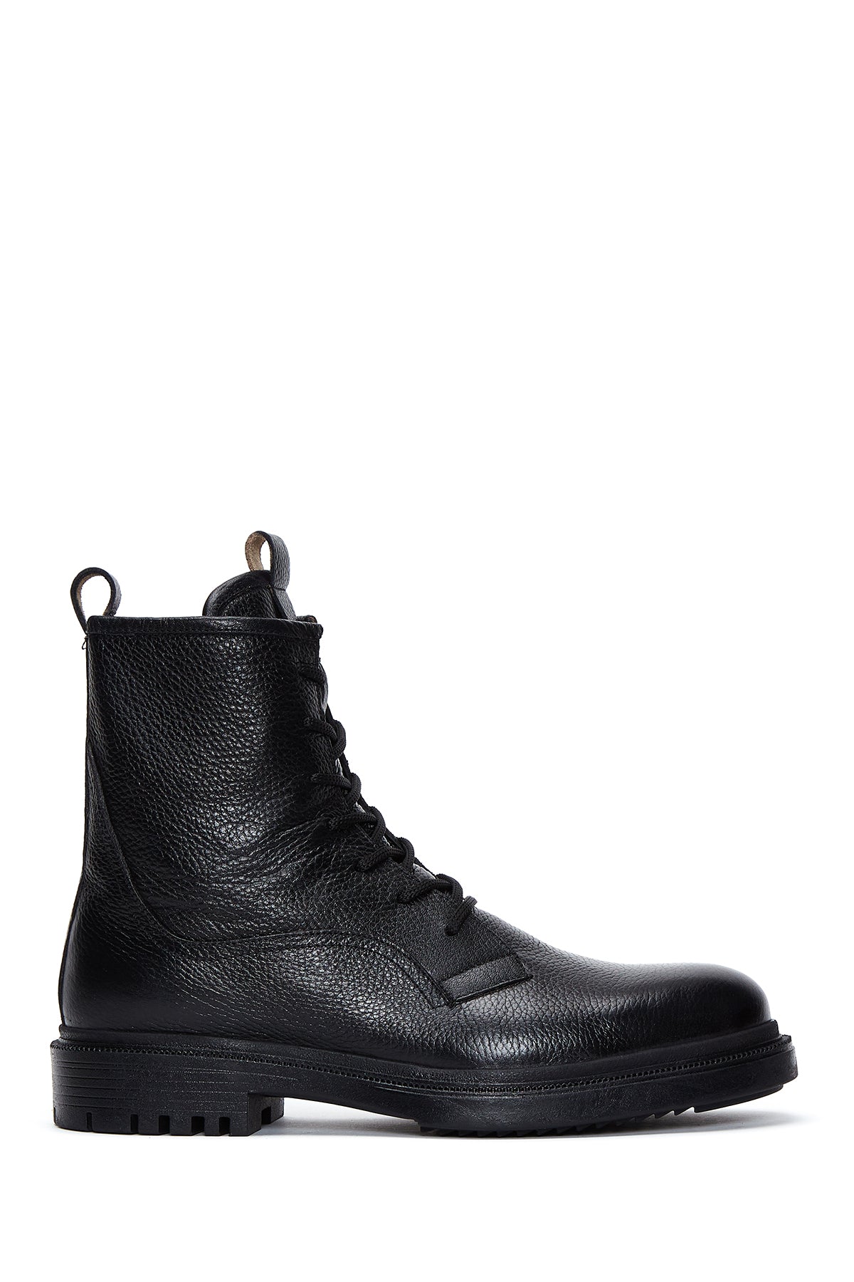 Men's Black Leather Boots 23WFD6306FT | Derimod