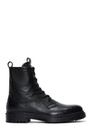 Men's Black Leather Boots | Derimod