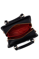 Woman Black Long-Strap Quilted Charmed Mini Shoulder Bag | Derimod