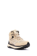 Women's Beige Lace-Up Outdoor Boots | Derimod