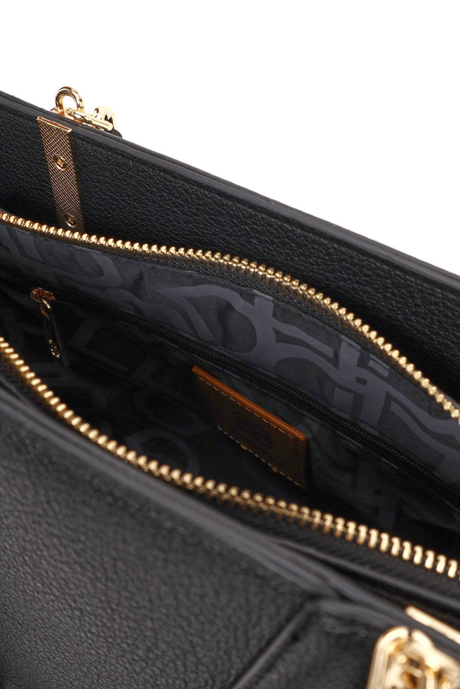 Woman Black Long-Strap Shoulder Bag