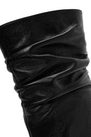 Women's Black Heeled Leather Boots | Derimod