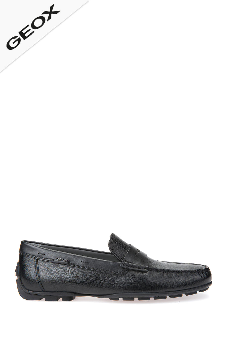 Geox Erkek Siyah U Moner 2Fit Casual Deri Loafer U824YA04743C9999 | Derimod