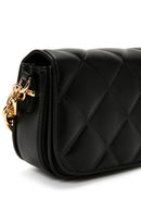 Women's Black Long Strap Quilted Crossbody Bag | Derimod