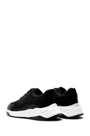 Erkek Siyah Deri Sneaker | Derimod