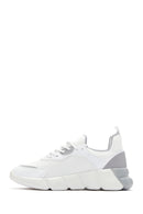 Women's White Thick Soled Sneaker | Derimod