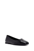 Women's Black Patent Leather Ballerinas | Derimod