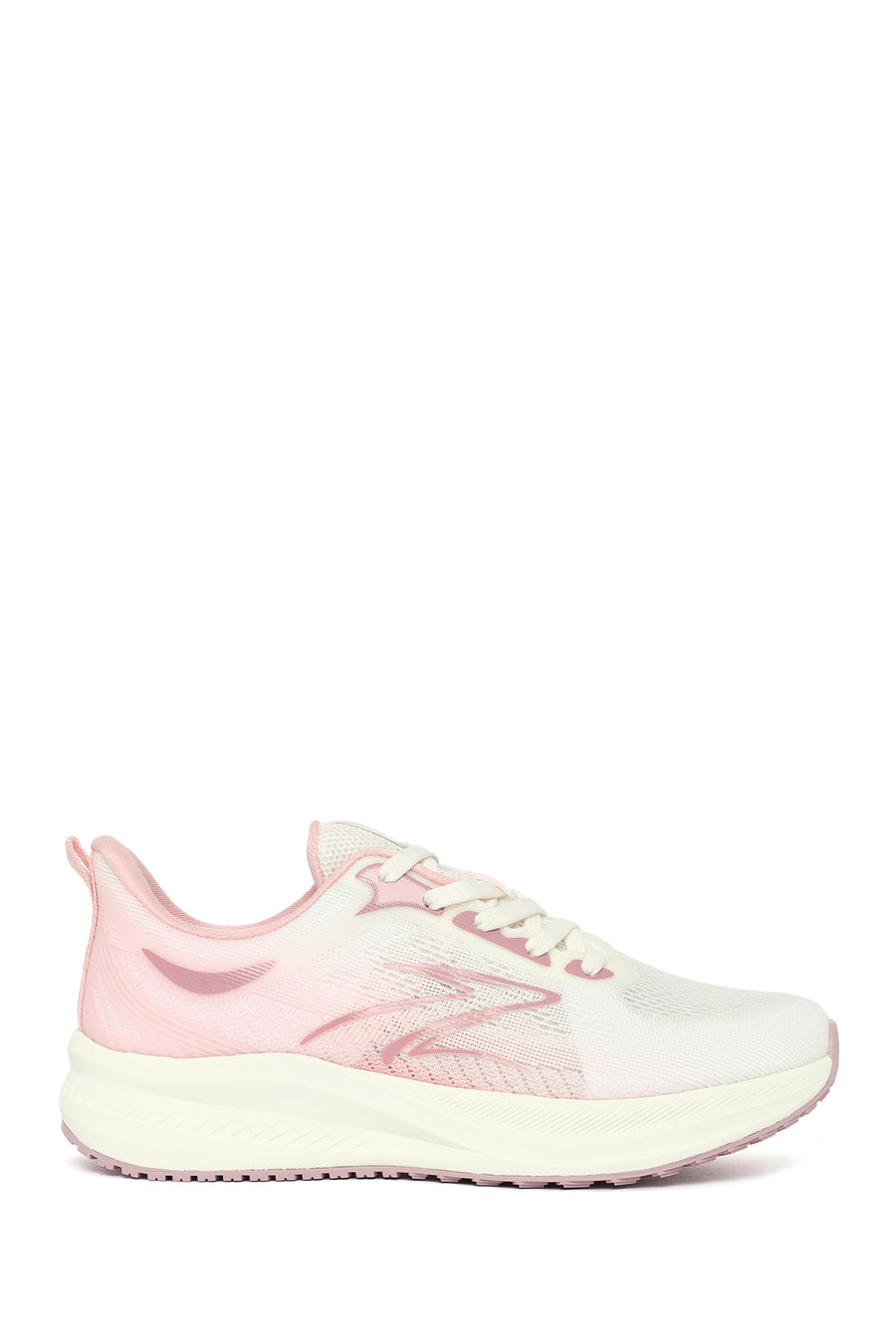 Derimod Zero Woman White Lace-Up Chunky-Soled Fabric Sneakers 26PFE49556F | Derimod