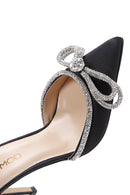 Women's Black Stone Stiletto | Derimod