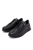 Women's Black Lace-Up Sneaker | Derimod