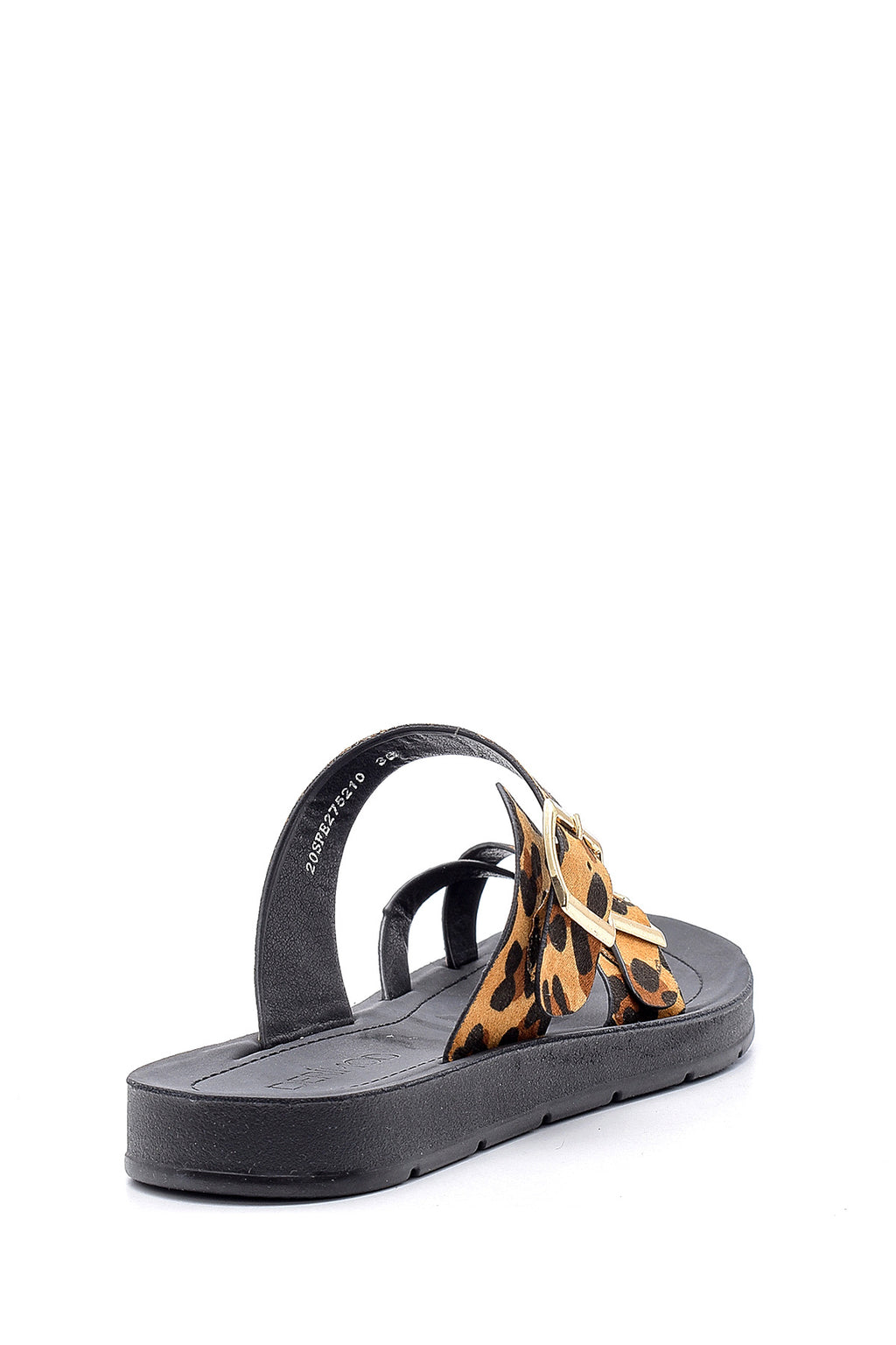 Kadın Leopar Desenli Terlik