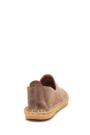 Men's Leather Suede Espadrilles | Derimod