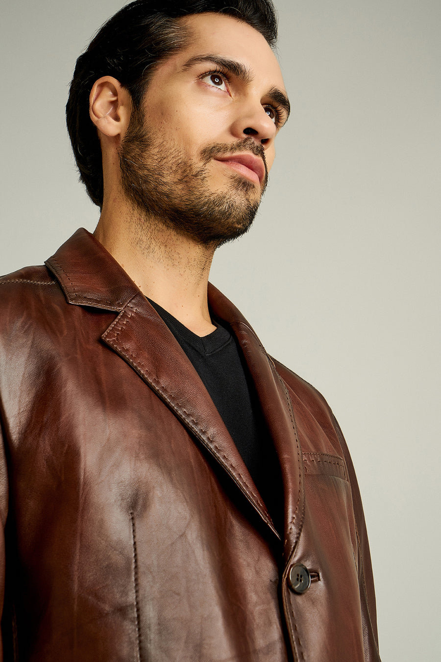 Belmondo Men's Leather Jacket