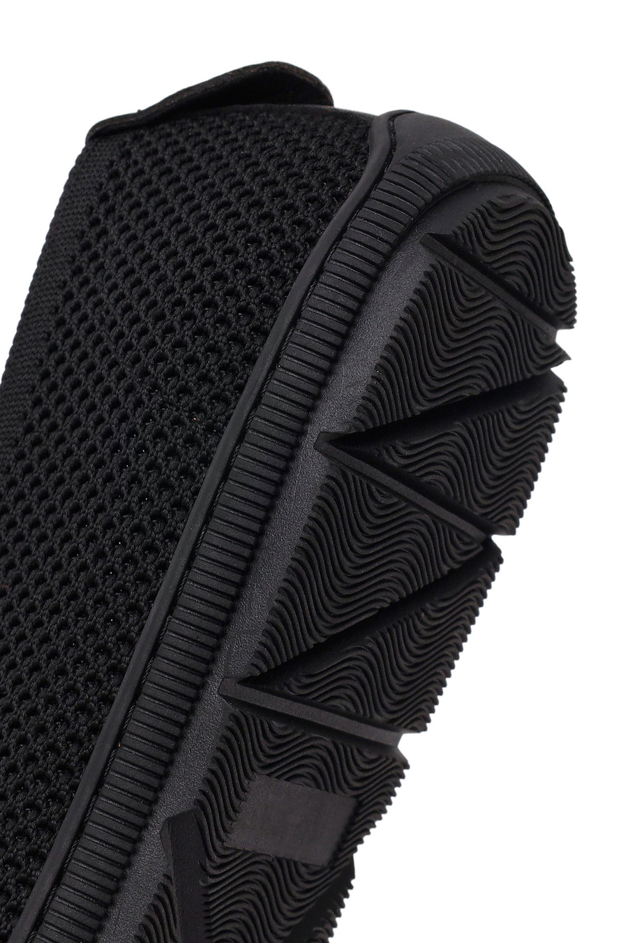 Men's Black Fabric Loafer