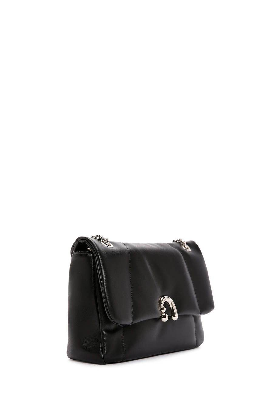 Women's Black Long Strap Classic Shoulder Bag