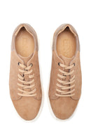 Erkek Deri Nubuk Sneaker | Derimod