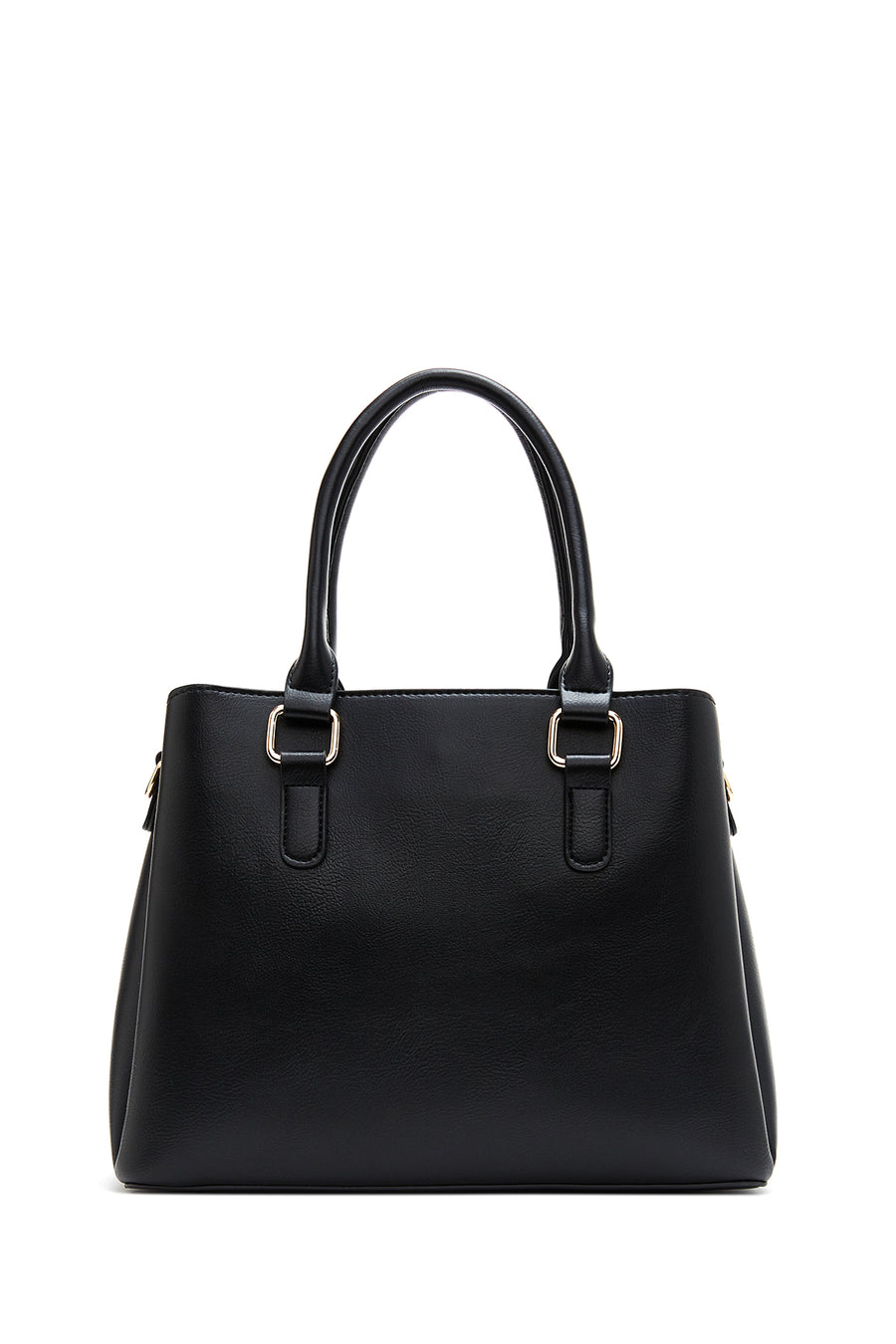 Woman Black Long-Strap Shoulder Bag