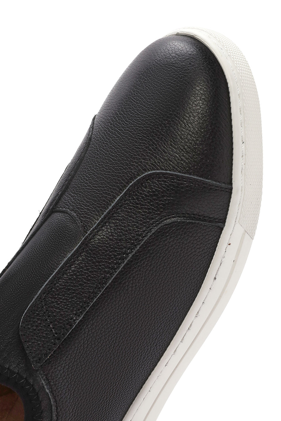 Men's Black Leather Sneaker