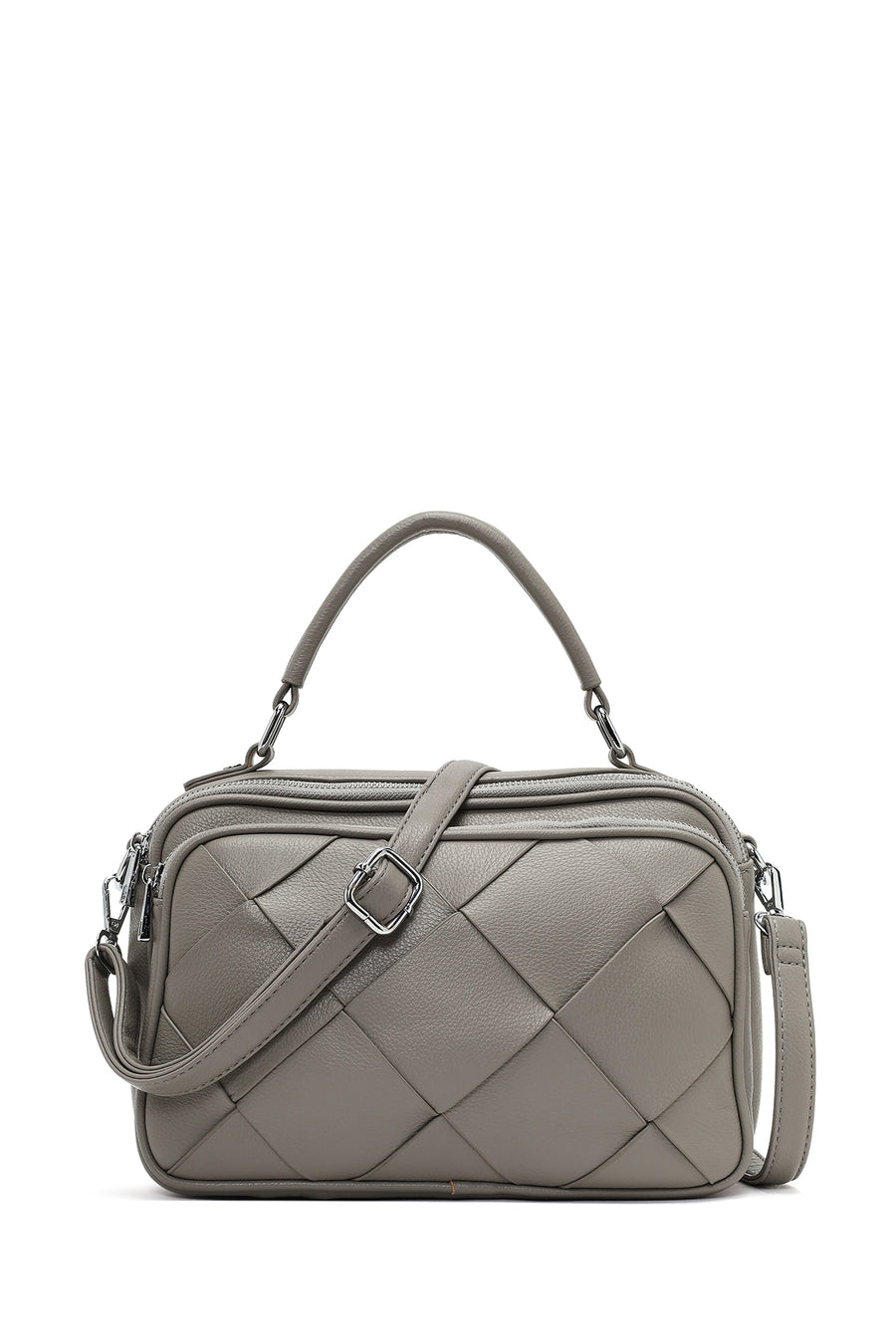 Women's Grey Long Strap Knitted Shoulder Bag 26PBD262829 | Derimod
