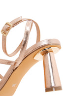 Women's Rose Gold Heeled Sandals | Derimod