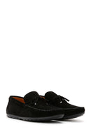 Men's Black Suede Leather Casual Loafer | Derimod