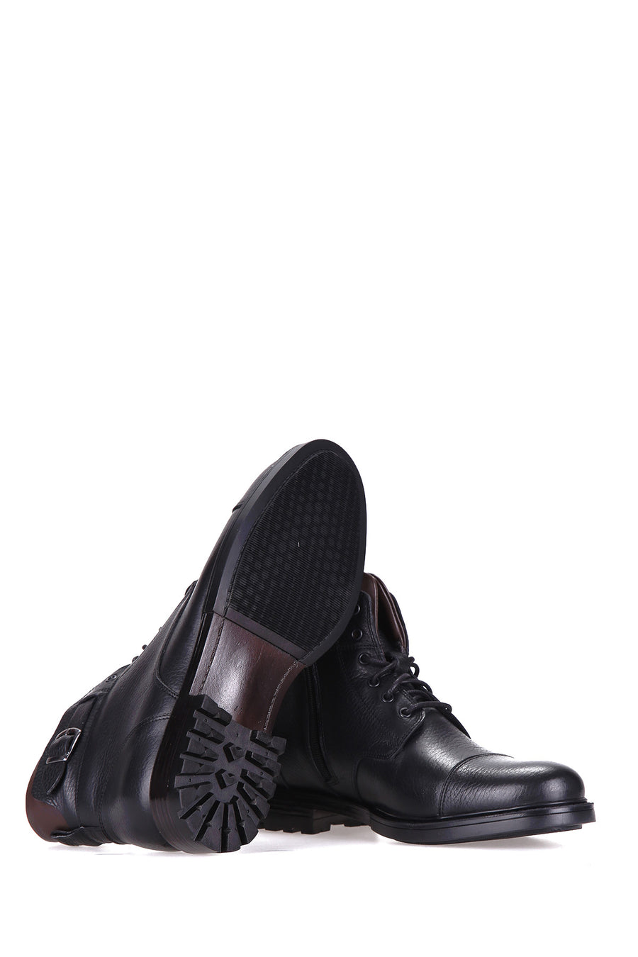 Soft Leather Zippered Men's Boots