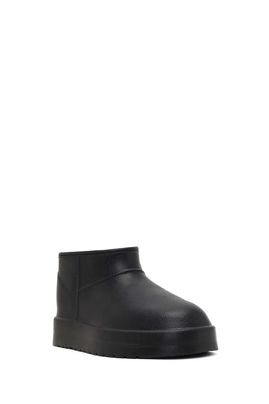 Women's Black Furry Teddy Boots