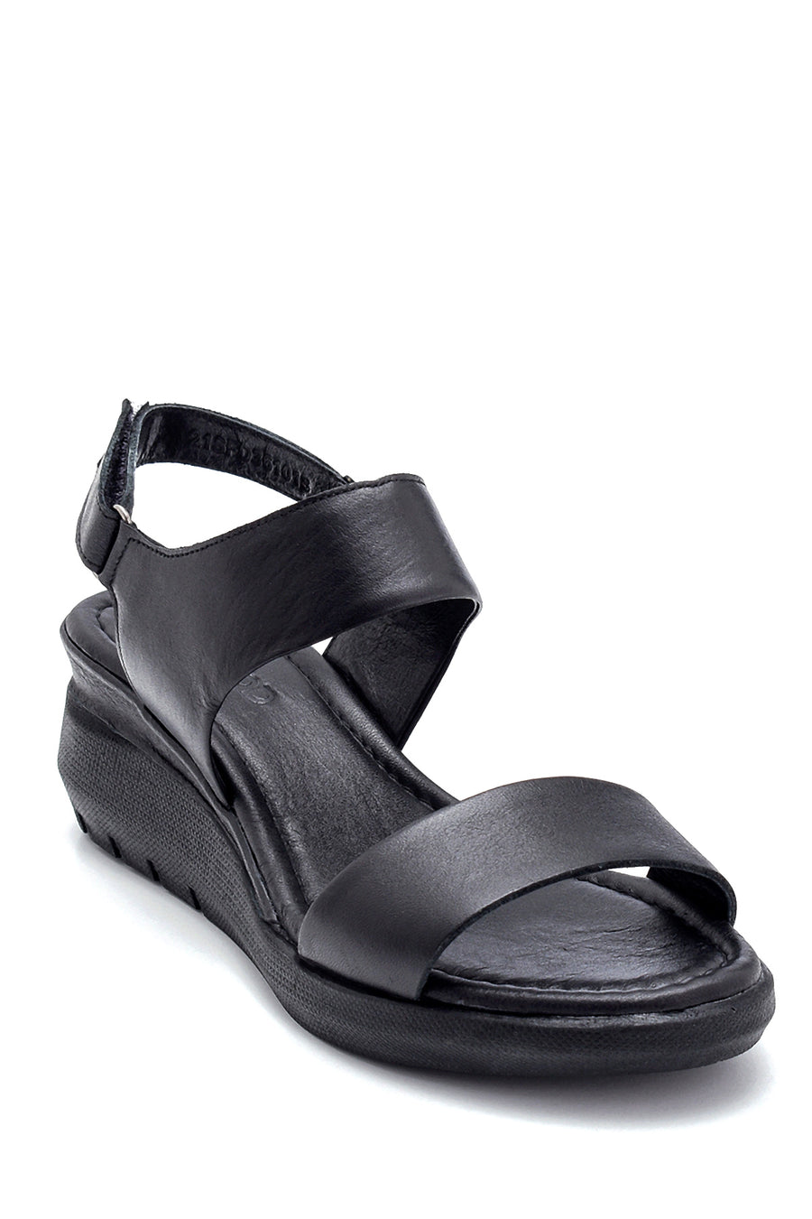 Women's Leather Thick Soled Sandals