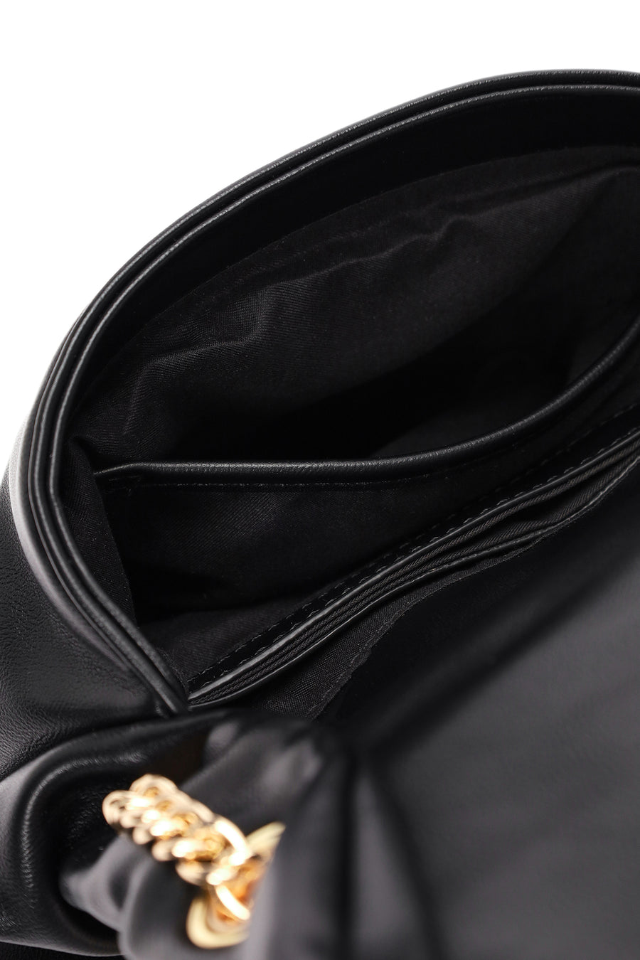 Women's Black Long Chain Strap Shoulder Bag
