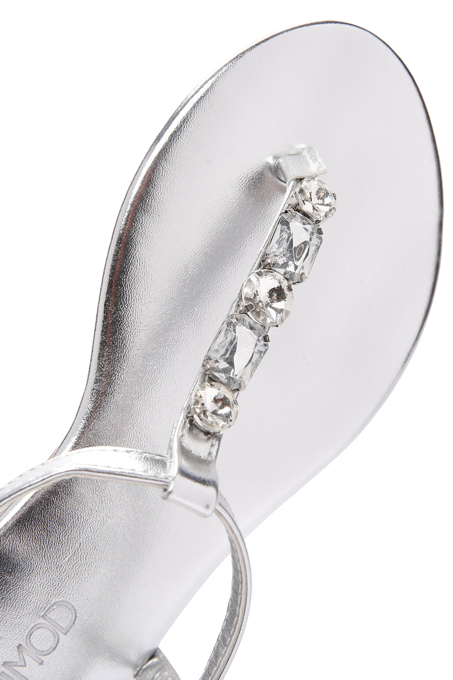Women's Silver Stone Flip-Flop Sandals