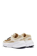 ACBC x Derimod Women's Beige Lace-Up Sneakers | Derimod
