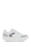 Women's White Thick Soled Sneaker | Derimod