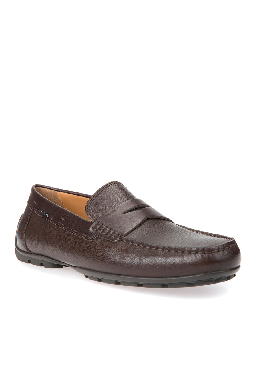 Geox Erkek Kahverengi U Moner 2Fit Casual Deri Loafer