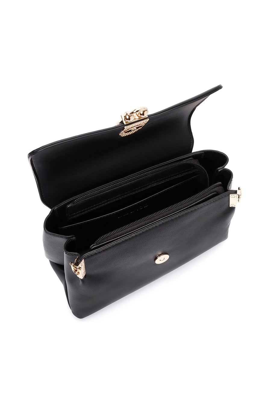 Women's Black Long Strap Shoulder Bag