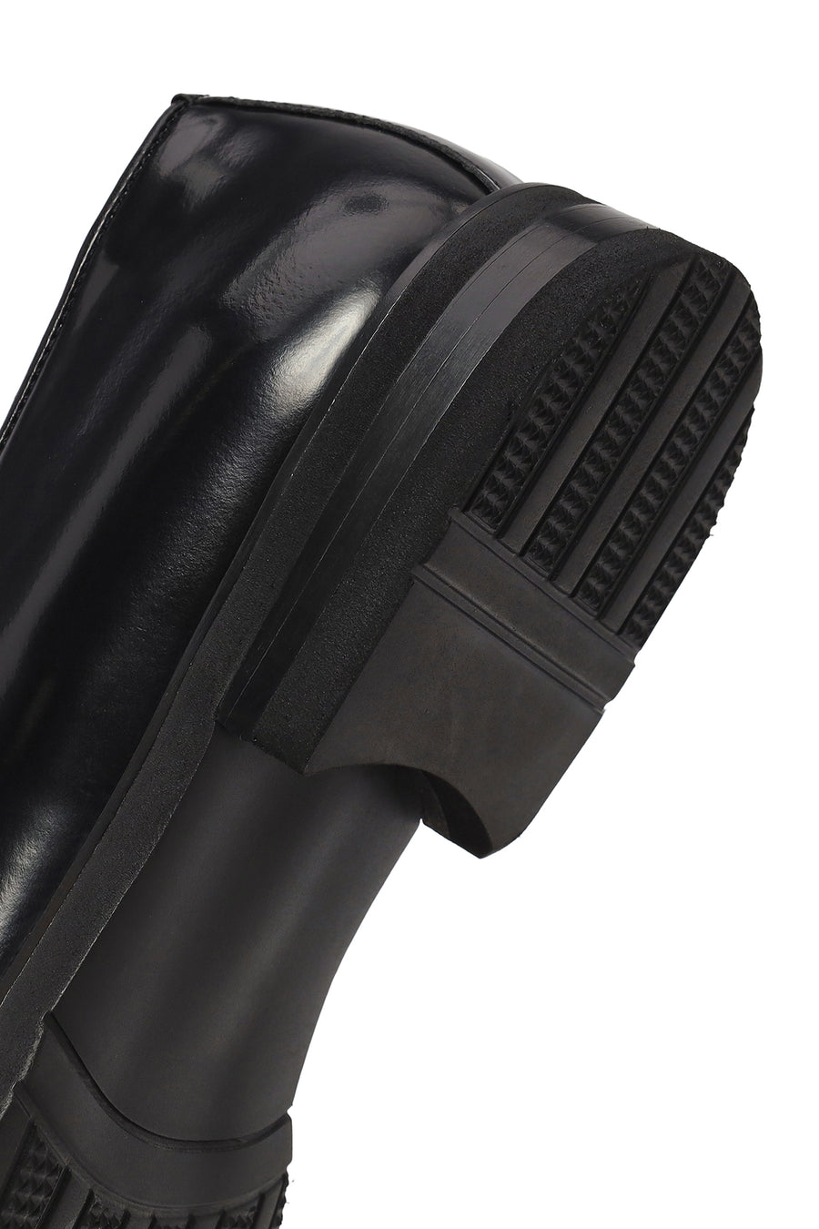 Men's Black Leather Loafer