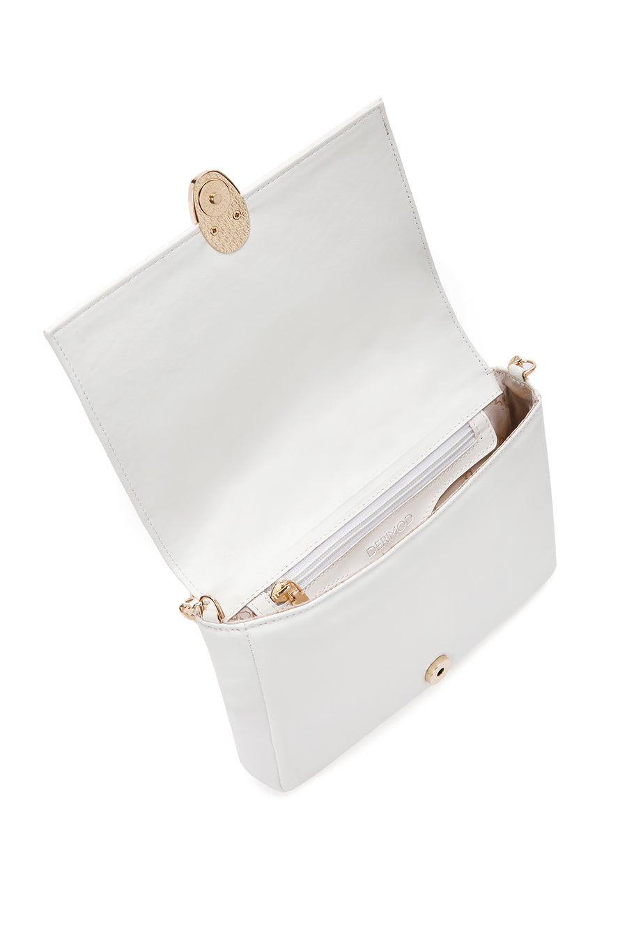 Women's White Long Strap Shoulder Bag