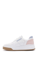 Women's White Thick Soled Sneaker | Derimod