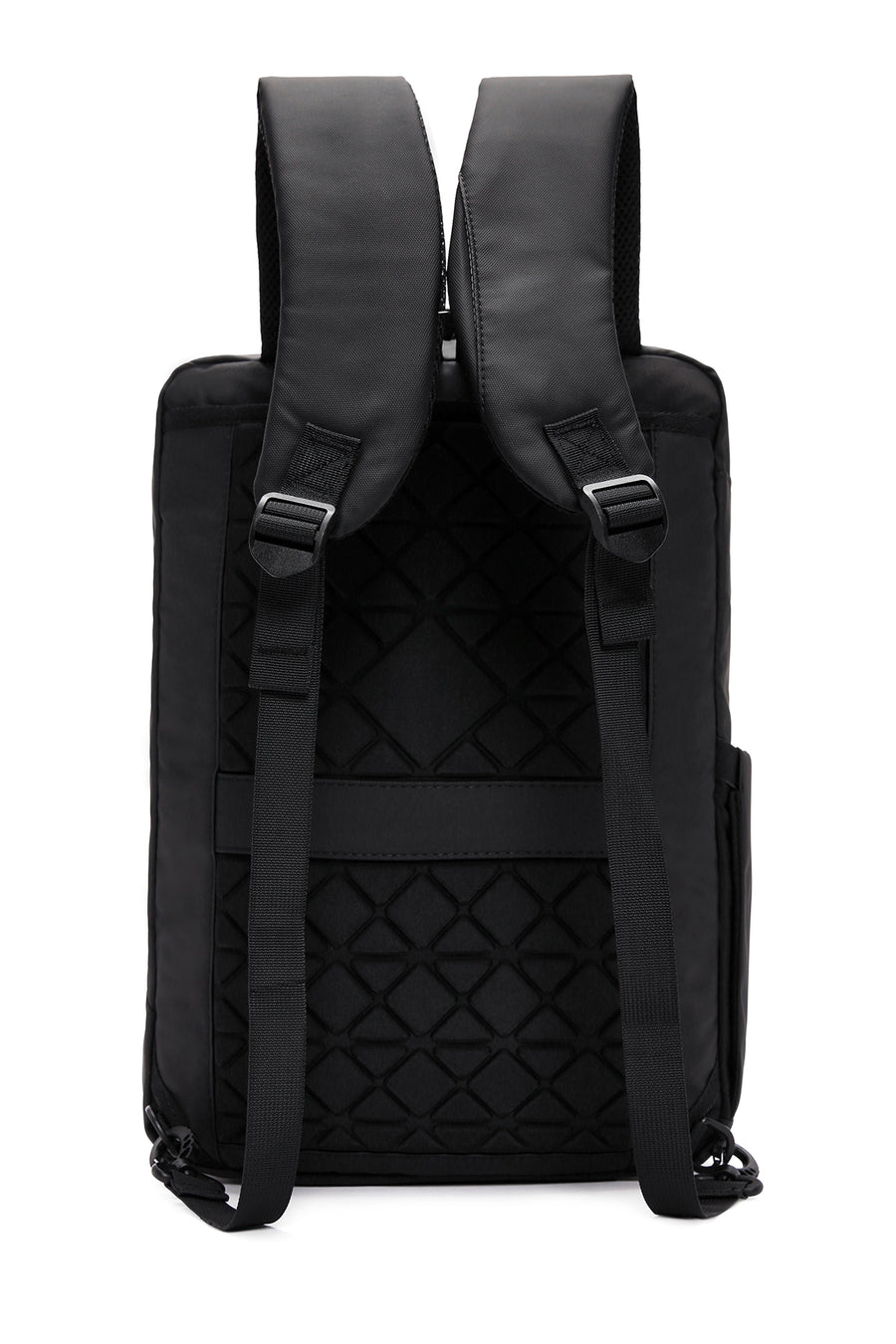 D-Pack Unisex Black Technological Fabric Backpack