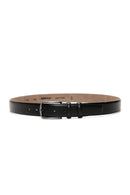 Men's Black Leather Belt | Derimod